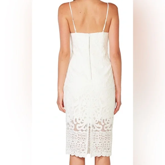 NWT Bardot Gia Lace Dress Ivory white size 6 - Picture 2 of 6